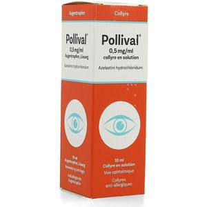 Pollival anti-allergische oogdruppels Druppels 10ml
