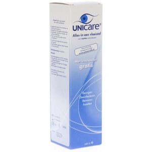Unicare All-in-one lenzenvloeistof + lenshouder 240ml