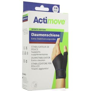 Actimove Sport Duimstabilisator Zwart S/M 1 stuks