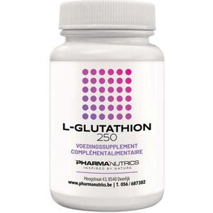 Pharmanutrics L-Glutathion 250 Capsules 60 stuks