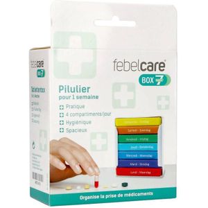 Febelcare Box 7 days pillendoos  1 stuks