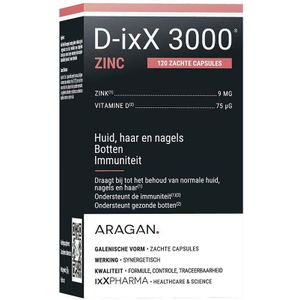 D-ixX 3000 Zink Softgel 120 stuks