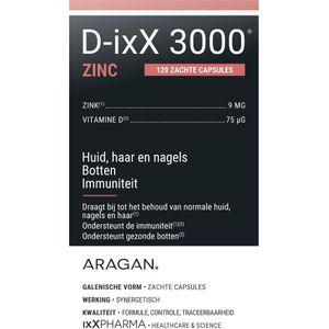 D-ixx 3000 zink Softgel 120 stuks