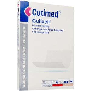 Cutimed - CutiCell - Wondverband - 7,5 x 7,5 cm - Synthetisch - Verzachtend