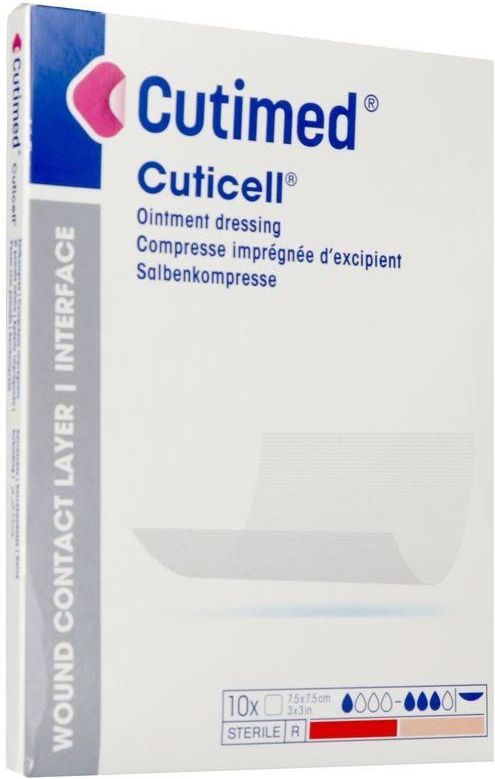 Cutimed - CutiCell - Wondverband - 7,5 x 7,5 cm - Synthetisch - Verzachtend