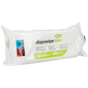 Dispowipe Aloe Vera Doekjes Vocht. Hand/huid 80
