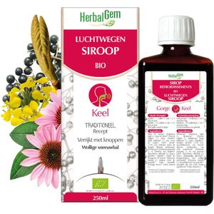 Herbalgem Luchtwegen Bio Siroop 250ml