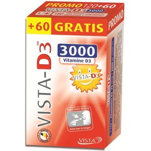 Vista D3 3000 Promo Smelttabletten 120+60 stuks