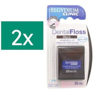 Elgydium Clinic Dental floss Black Promo 2 stuks