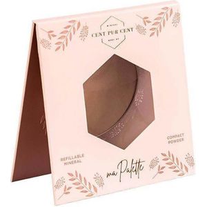 Cent Pur Cent Refillable Mineral Compact foundation dark 1 stuks