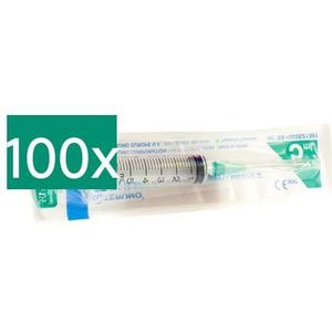 Terumo Spuit luer 5ml + naald 0,8x40mm 100 stuks