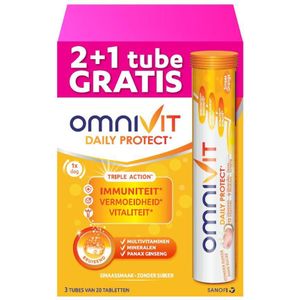 Omnivit Daily Protect Adult sinaas Promo Bruistabletten 3x20 stuks