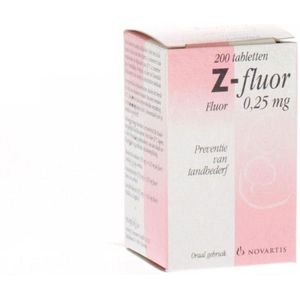 Z-fluor 0,25mg Tabletten 200 stuks