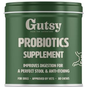 Gutsy Probiotics Supplement Chews 80 stuks