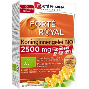 Forté Pharma - Koninginnengelei Bio - 2500mg - Ampullen - 20x10ml