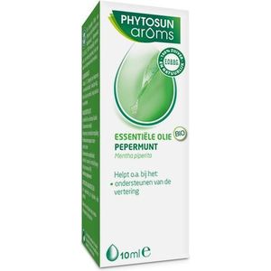 Phytosun Essentiële Olie Pepermunt Bio – helpt bij misselijkheid 10ml