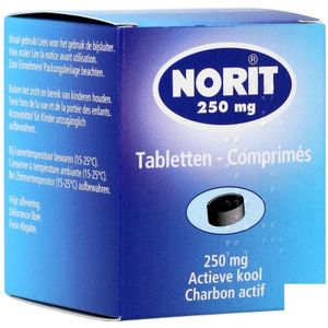 Norit 250mg Tabletten 75 stuks