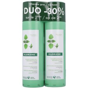 Klorane Droogshampoo met Brandnetel Promo Droogshampoo 2x150ml
