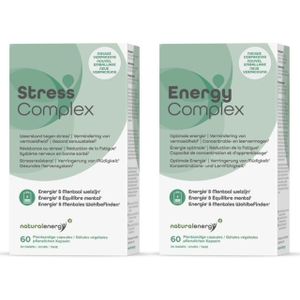 Natural Energy Stress + Energy Complex pakket Capsules 60 + 60 stuks