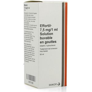 Effortil 7,5mg/1ml Druppels 50ml