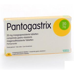 Pantogastrix Teva 20mg Tabletten 14 stuks