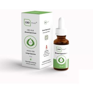 CBD-Phar CBD olie Breed spectrum 5% Olie 10ml