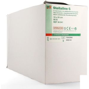 Stellaline 6 kompressen 10x20cm 50 stuks