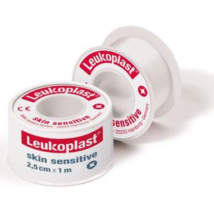 Leukoplast Skin Sensitive 2,5cmx1m 1 stuks
