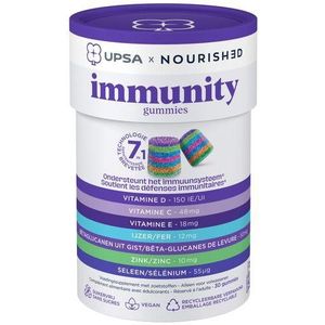 Upsa Nourished Immunity gummies Gommen 30 stuks