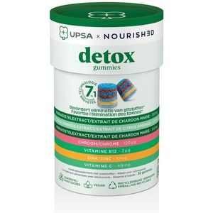 Upsa Nourished Detox gummies Gommen 30 stuks