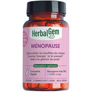 Herbalgem Gemmocaps Menopauze Bio 30 stuks