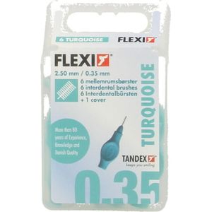 Flexi Interdentale borstels X-micro Fine 0,35mm 6 stuks