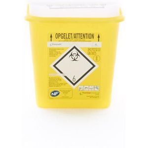 Sharpsafe container voor naalden 4L 1 stuks