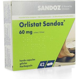 Orlistat Sandoz 60mg Capsules 42 stuks