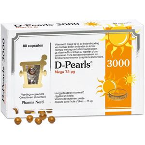 Pharma Nord D-Pearls 3000 Capsules 80 stuks