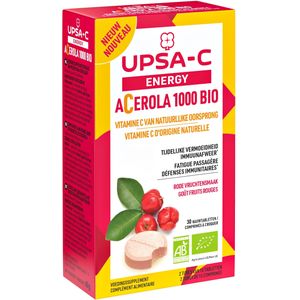 Upsa-C Energy Acerola 1000mg Kauwtabletten 30 stuks