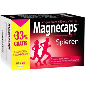 Magnecaps Spieren Promo Capsules 84+28 stuks