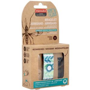 Manouka Anti-Muggen grafisch Armband 1 stuks