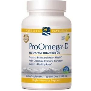 Nordic Naturals ProOmega D Softgel 60 stuks
