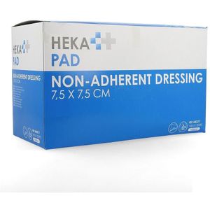 Heka Pad steriel wondkompres 7,5x7,5cm 100 stuks