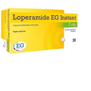 Loperamide EG Instant 2mg Zuigtabletten 30 stuks