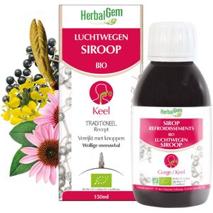 Herbalgem Luchtwegen Bio Siroop 150ml