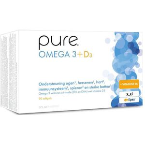 Pure Omega 3 + D3 Softgel 90 stuks