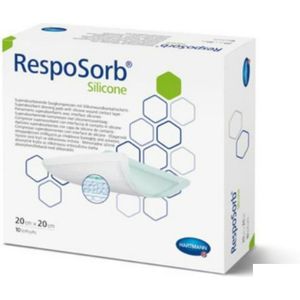 RespoSorb - Siliconen Absorberend Verband - 20 x 20 cm - Steriel - Voor Wondzorg