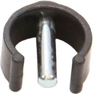 Clip Elleboogkrukken zwart 1 stuks