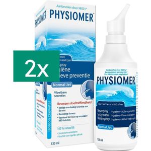 Physiomer Normal Jet Neusspoeling Promo Neusspray 2x135ml