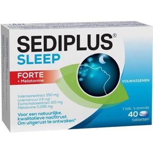 Sediplus Sleep Forte + Melatonine Tabletten 40 stuks