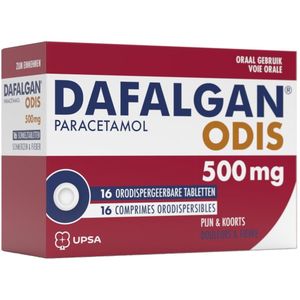 Dafalgan Odis 500mg Zuigtabletten 16 stuks