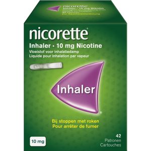 Nicorette® Inhaler 10mg bij stoppen met roken Inhalator 42 stuks