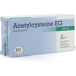 Acetylcysteine EG 600mg Bruistabletten 30 stuks